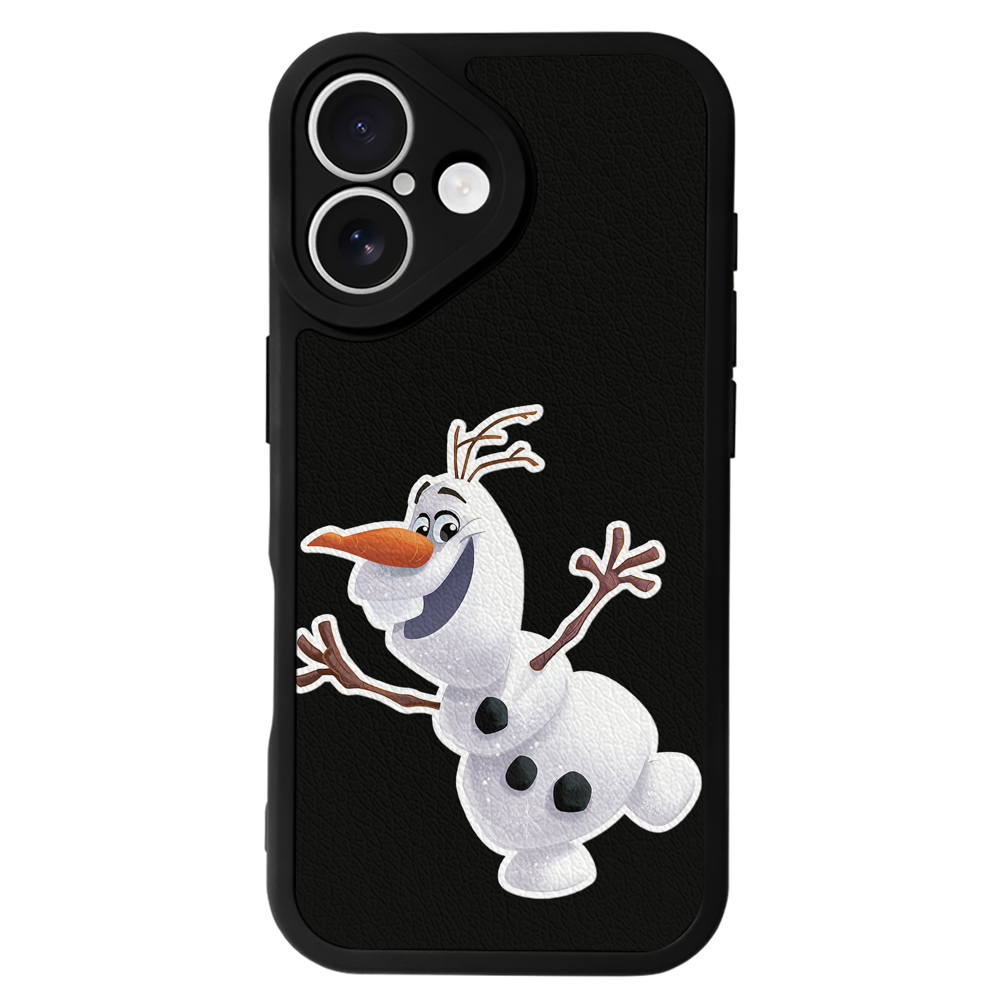 （画像用） アナと雪の女王 アンナ エルサ Frozen Anna Elsa 【iPhone 16シリーズ対応】シリコンスマホケース（レザー調） 材質：シリコン